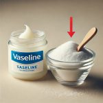 Vaseline plus Salt, I didn’t expect it to have such  effect, it’s really easy to use