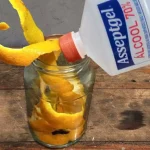 Orange peels, if you put them in alcohol once then you always do it