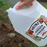 Use vinegar in the garden and see what happens: never had results like this